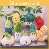 Adorable Plush Vegetable Keychain Plush Toy Featuring Cute Garlic Onion And Pepper Designs