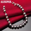 925 Sterling Silver 6mm Ball Bead Chain Bracelet Jewelry