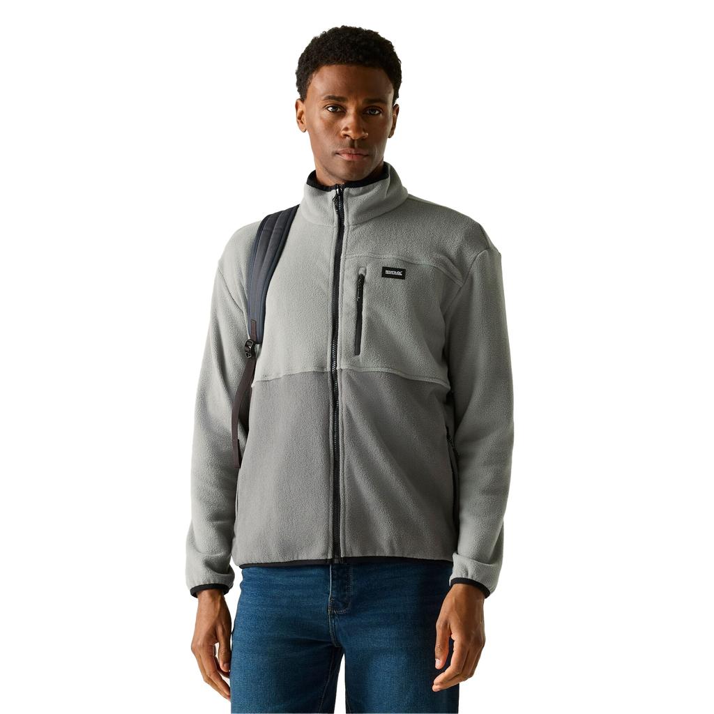 Regatta Mens Frankie Colour Block Full Zip Fleece Jacket