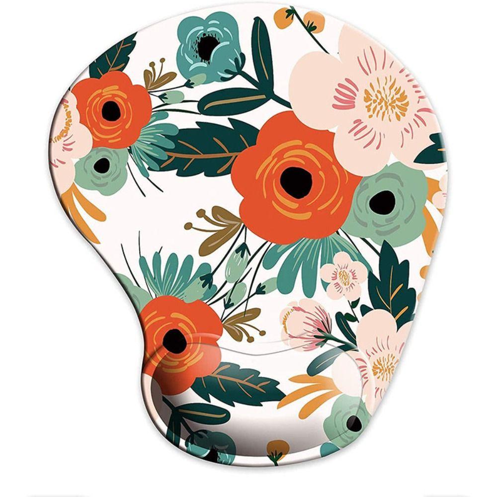 For Laptop Computer Silicone Gaming Non Slip Mice Mat Ergonomic Hand Support Wrist Rest Mouse Pad