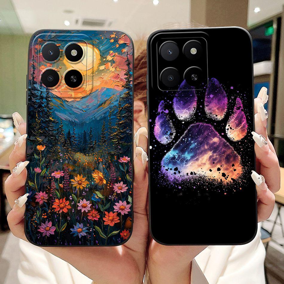 Для Honor X5b Plus Модный Чехол для Телефона с Рисунком Закатного Пляжа Для Honor X5b X 5B Plus Мягкий Силиконовый Ударопрочный Чехол