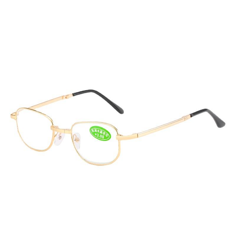 Складные очки для чтения, очки из хрустального стекла высокой четкости