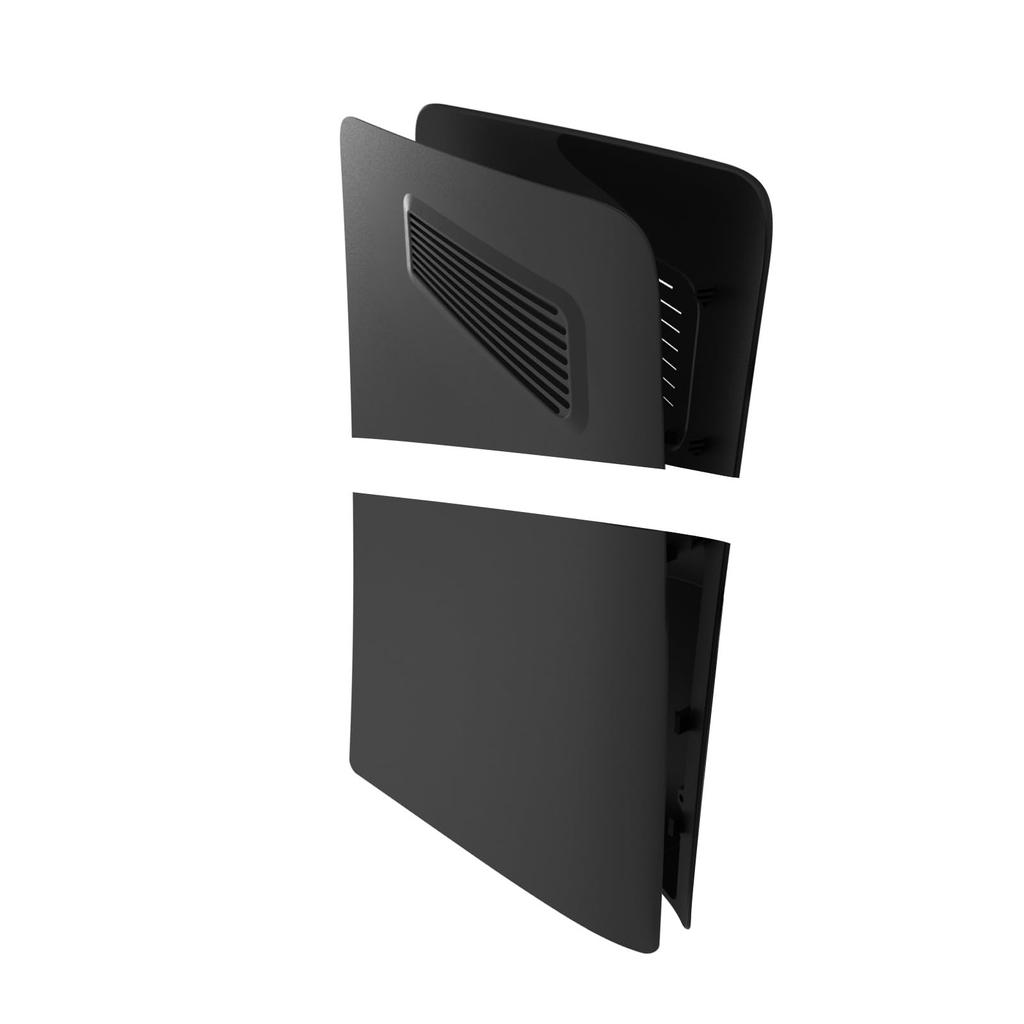 ZLiT Сменная лицевая панель для PS5 Pro Digital Edition Игровая консоль Лицевая панель Корпус Скин Аксессуары (черный)