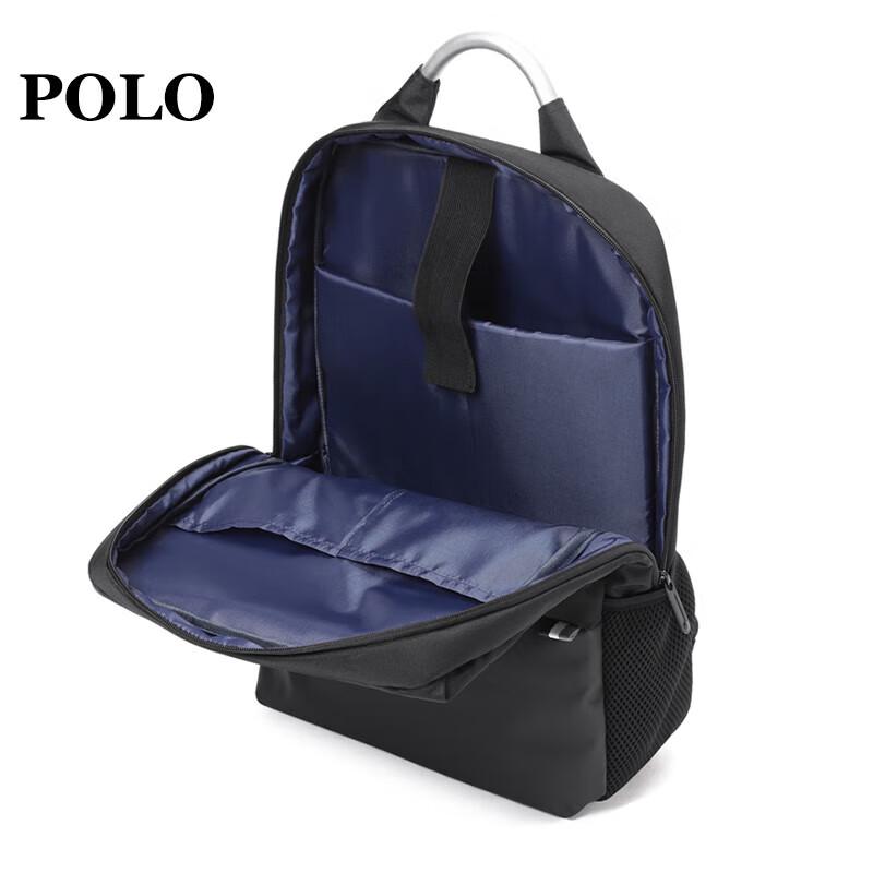 POLO Мужской повседневный дорожный рюкзак для 15-дюймового ноутбука
