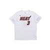 Nike Футболка из джерси NBA Miami Heat Dwyane Wade, ограниченная серия, мужские топы, белые 870787-117