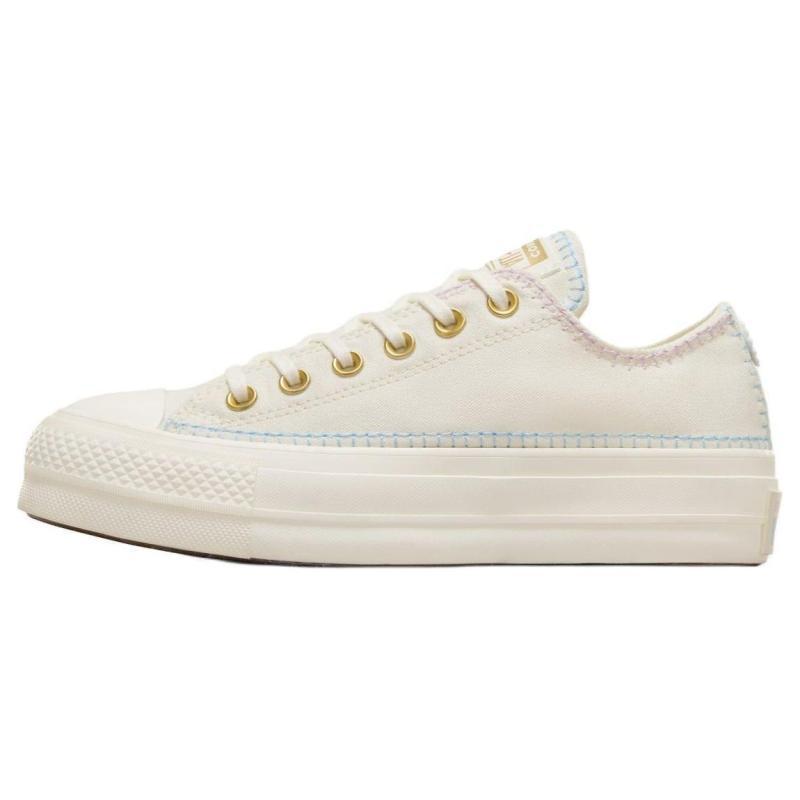 Converse All Star Lift Удобные Нескользящие Низкие Кеды Женские Белые