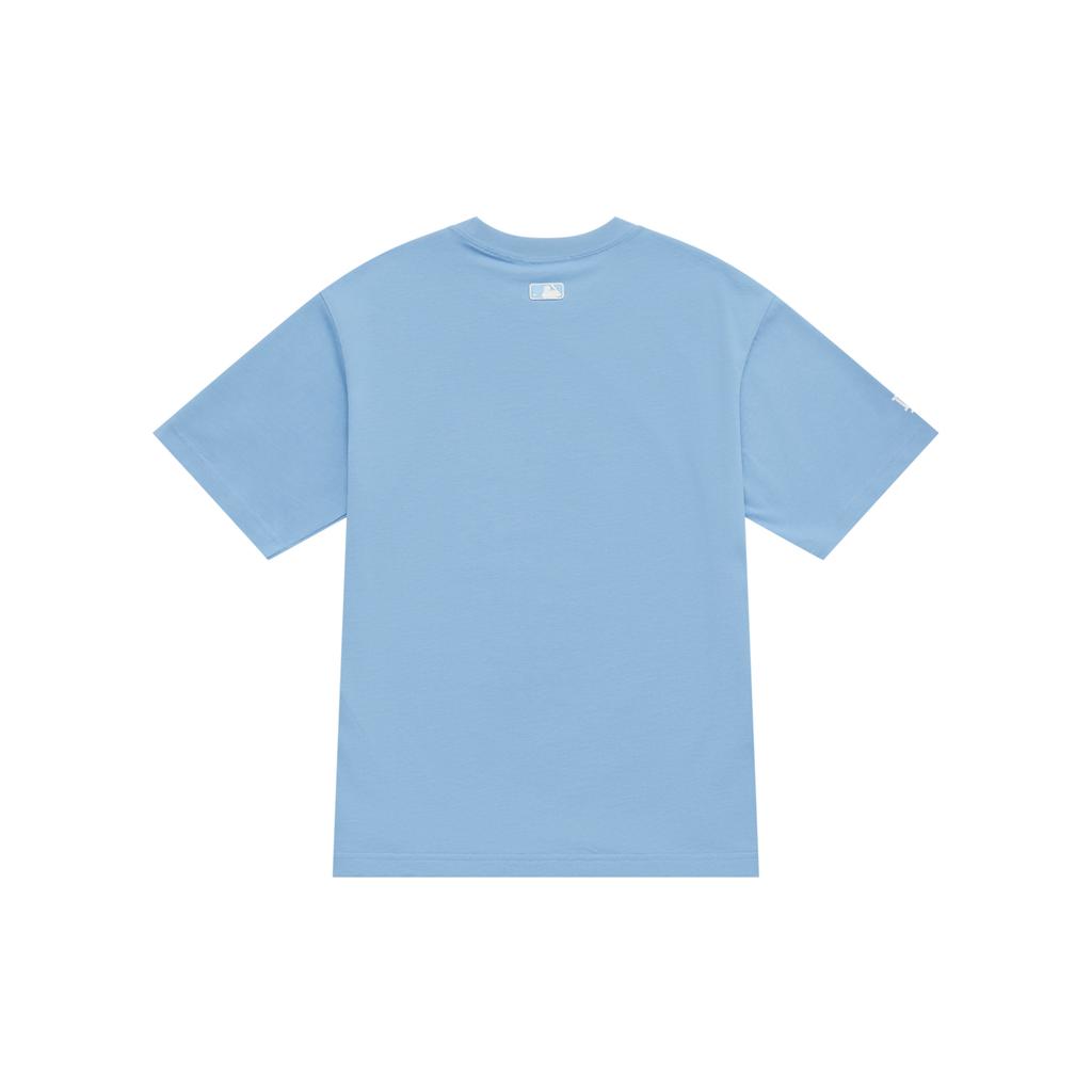 New MLB Los Angeles Dodgers Basic Collection SS25 T Shirt Unisex Sky Blue 3ATSB4153-07SBS
