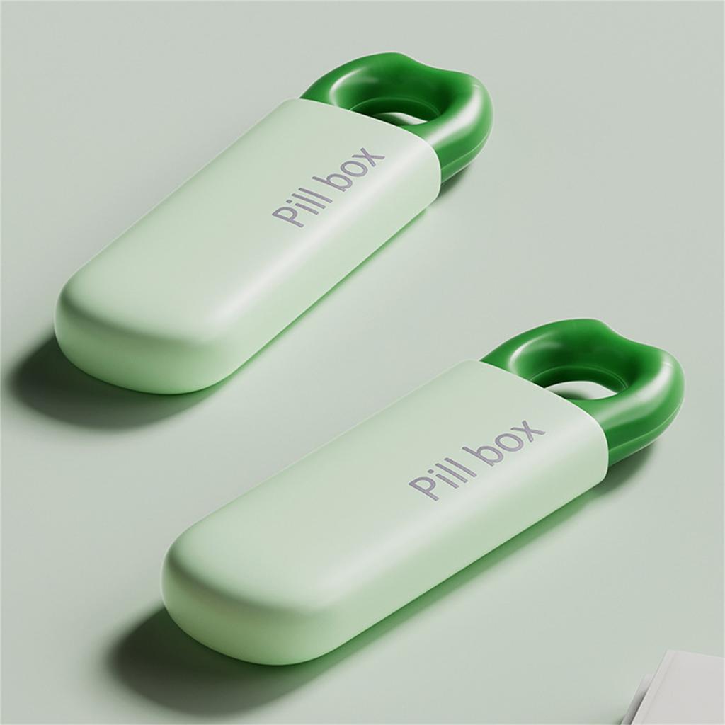 Портативная таблетница с 3 отделениями, мини-органайзер для лекарств для путешествий с герметичной крышкой для хранения витаминов и ежедневных лекарств