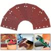 12PCS Square Sandpaper Grit Flocking Sand Paper Special Shaped Disc Abrasive Stone Glass Grinder For Wood Polish Tools