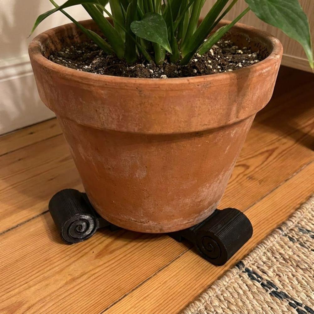 3Pcs 3D Printed Mini Cylindrical Plant Pot Risers Planter Support Blocks Indoor Potted Plants