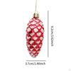 5 Pieces Christmas Tree Pinecones Ornaments Pine Cone Baubles Xmas