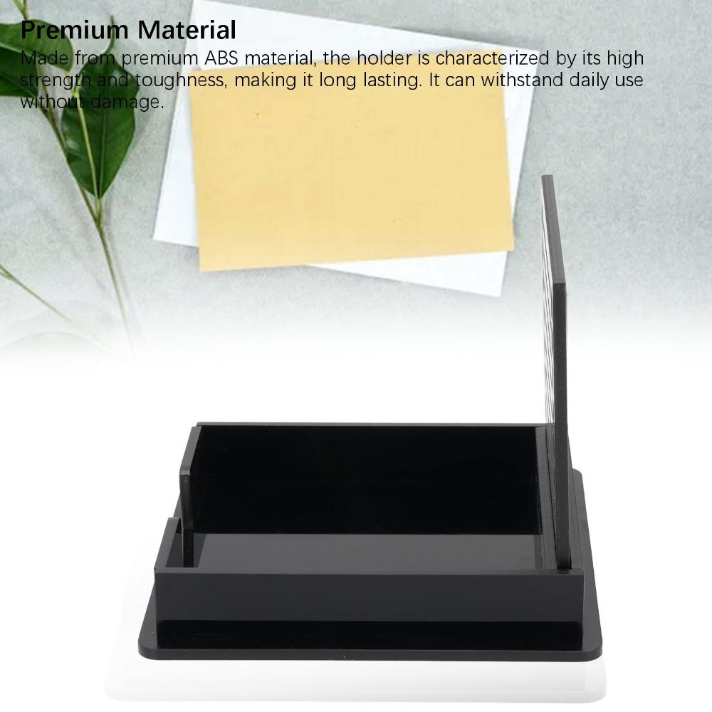 3x3 Inch Sticky Note Holder ABS Sticky Pads Dispenser Notes Organizer To-do List Planning