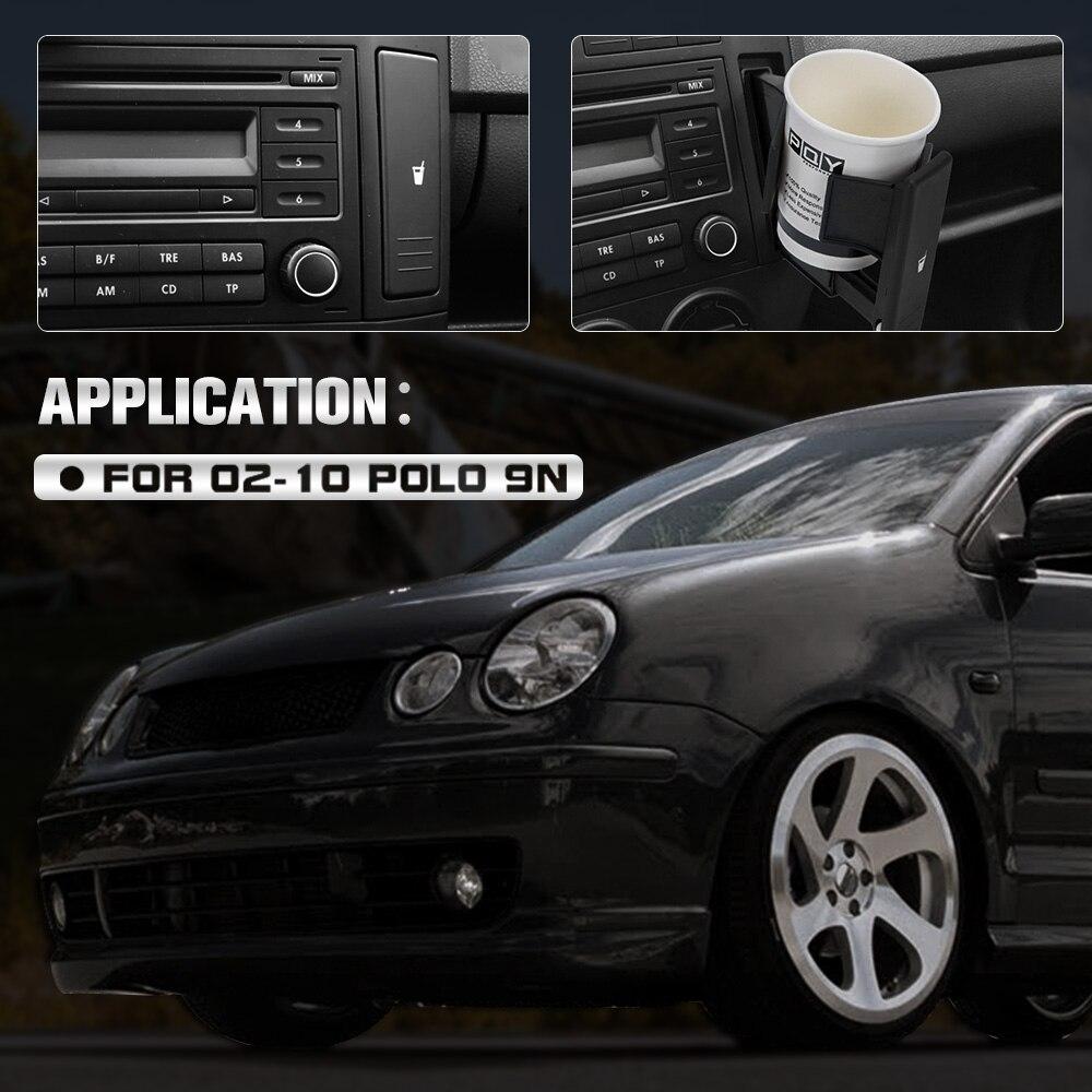 Для Polo 9N 2002 2003 2004 2005 2006 2007 2008 2009 2010 Автомобильный держатель для чашки на центральной консоли 6Q0 858 602 6Q0858602E
