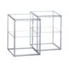 Hachibanya Figure UV Set of Transparent Display Case with Magnetic Easy Wide X 25cm Deep X 40cm Clear Case, Protection, 2, Doors, Stackable, Assembly,