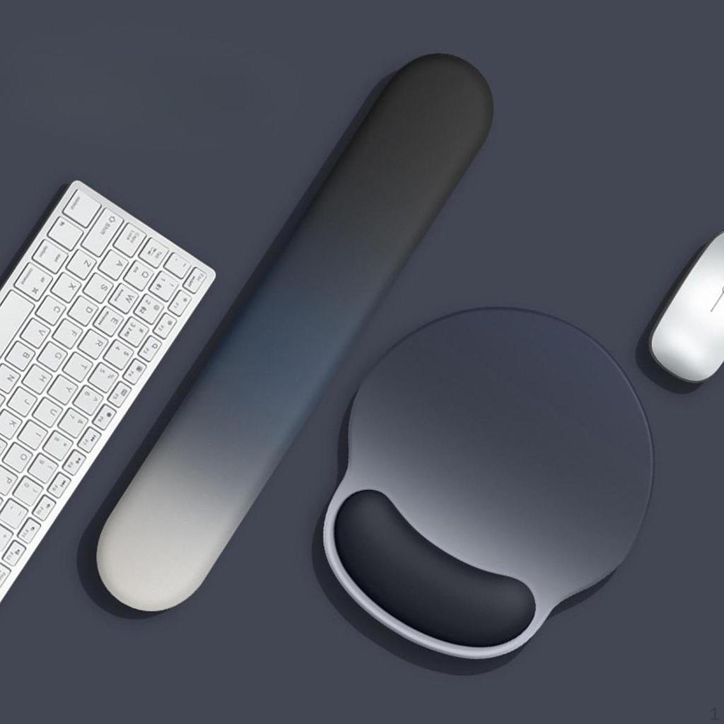 Коврик для мыши с поддержкой запястья, игровая подушка, эргономичная подставка для клавиатуры, коврик для офиса, дома
