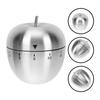 Ciieeo Metal Apple-Shaped Kitchen Timer, Mechanical Cooking Timer, Portable and Battery-Free, Ideal for Cooking Time Management
