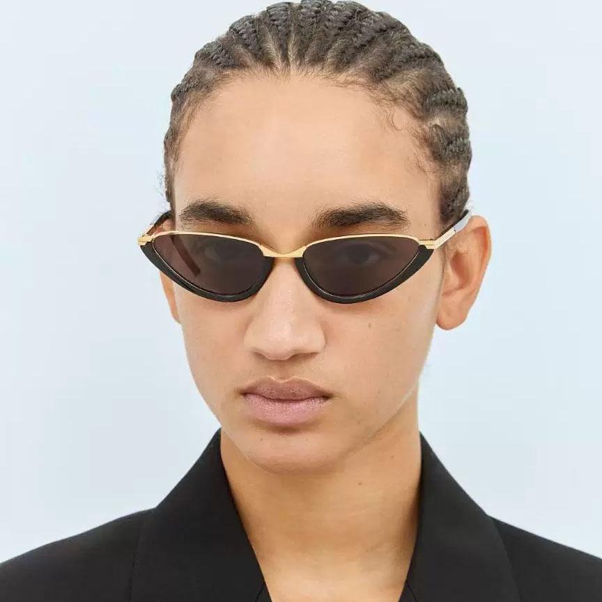 Metal Cat Eye Sunglasses Women For Men Vintage Sun Glasses Steampunk Popular Outdoor Driving Luxury Brand Design Eyeglasses