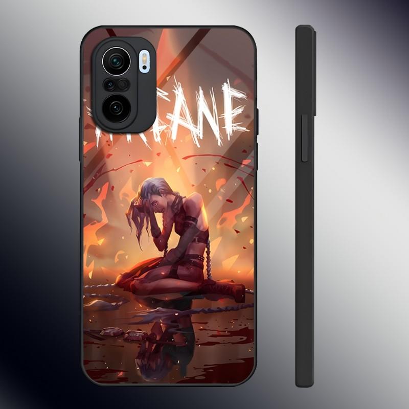 Чехол для телефона Arcane Jinx Закаленное стекло для Xiaomi 11T 10 12 10T 11i Redmi Note 11 9T 9A 9 8 10 11S Lite Pro Poco F3