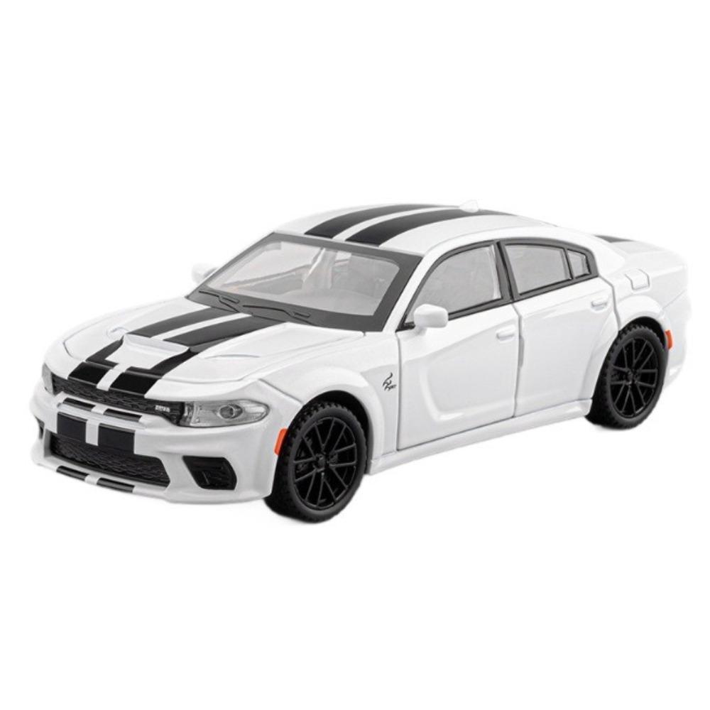 1/32 Dodge Charger SRT Суперспортивный автомобиль Сплав Литье под давлением Модель автомобиля Домашняя Симуляция Настольный Дисплей Взрослый Подарок на День Святого Валентина Мальчики