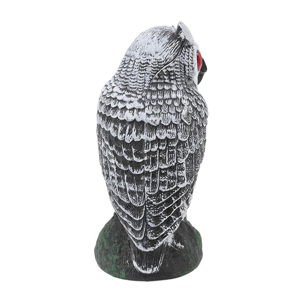 Owl Bird Deterrent Garden Plastic Red Eyes Owls To Keep Birds Away Fine Details Wear Resistant Owls