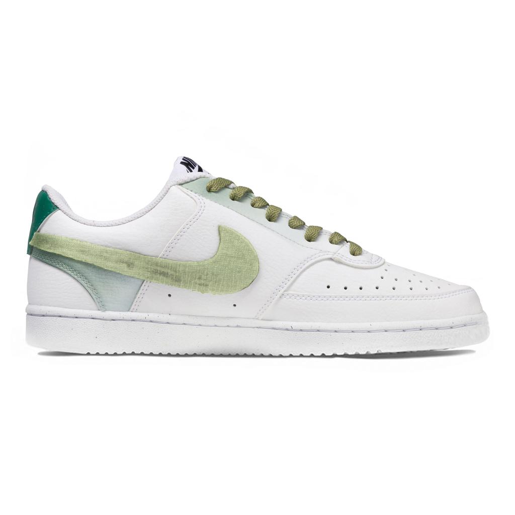 Nike Court Vision 1 Deep In The Mountains Abrasion Resistant Low top Skateboard Shoes Men's White Green DH2987-101(Team73-)