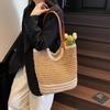 Woven Straw Bag Women's Large-capacity New Shoulder Seaside Vacation Beach Bag Tote Bag
