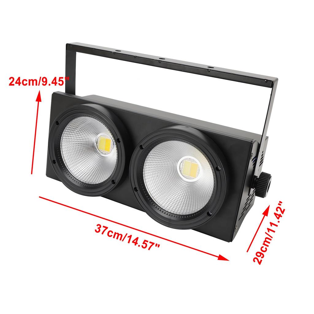 Frezon 200W COB LED Stage Light High Brightness Stage Lighting Disco Light DMX512 8 Channel Linear Dimmable Party Spotlight Party Light DJ Disco Light