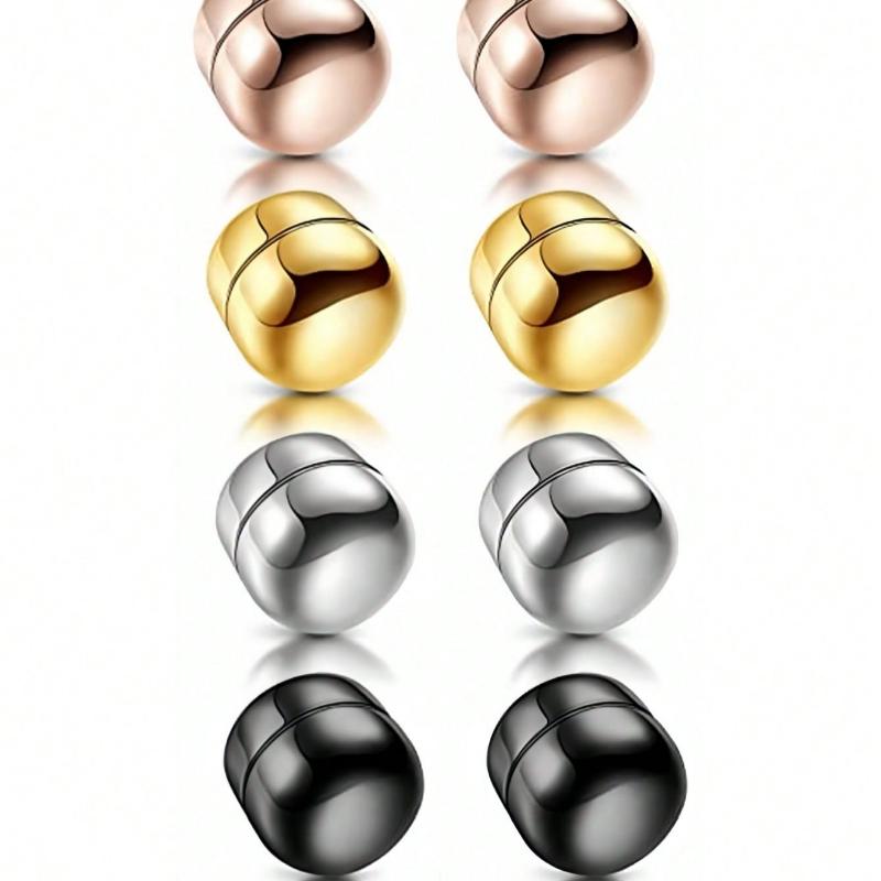 8pcs Hijab Magnetic Pins, Classic Round Shiny Matte Stable Scarf Clips, Colorful Multi-Use Pins For Women Clothing Scarves, Small Scarf Clips