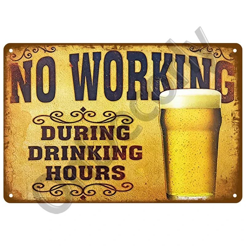 Пиво Металлическая Табличка Виски Вино Алкоголь Жестяная Табличка Винтажный Коктейльный Постер Бар Паб Домашний Декор Искусство Ремесла Жесть Настенная Тарелка Знаки