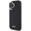Dkny Dkhmp16Spscmclk Iphone 16 6.1 Черный/Black Жесткий чехол Однотонный Серебристый логотип Magsafe