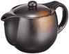 Чайник Hatsuyama Kiln темно-коричневый 16,5 x 11 x 11 см, горшок Yakishime (с корзиной) YH-261-13