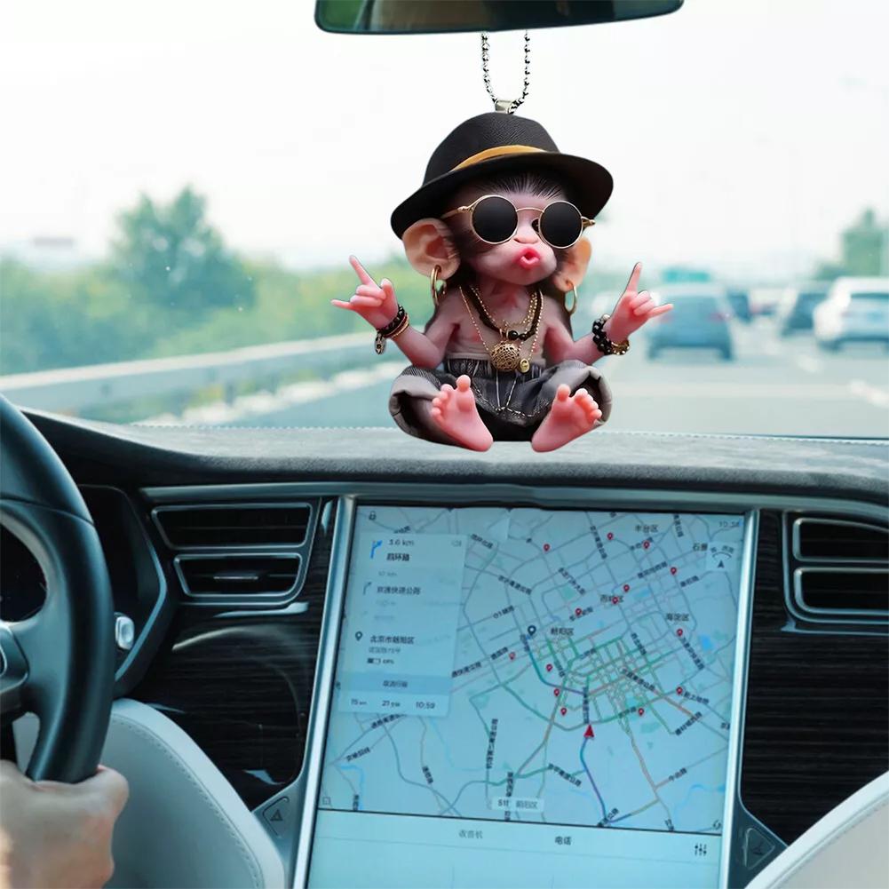 Новое поступление акриловая обезьяна кулон персонализированный декор акриловая подвеска орнамент кулон мультфильм C X0I5