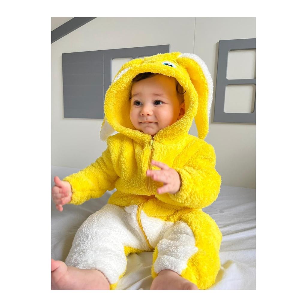 Welsoft плюшевый унисекс зимний детский спальный мешок с кроликом на молнии