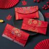 Festive Lucky Money Pocket Embroidery Money Bag Gift Bag Chinese Red Envelope Christmas Gift