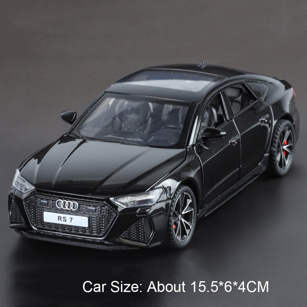 1:Масштаб 32 Модель автомобиля A4 RS7 Игрушка Сплав Литье под давлением Открывающиеся двери Свет Звук Амортизация Модели автомобилей Детские подарки на день рождения