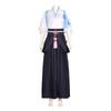 Genshin Impact Kamisato Ayaka Cosplay Suit With Polyester Material For Anime And Game Fans