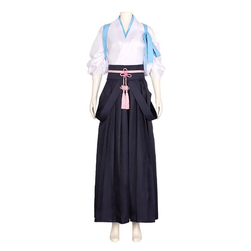 Genshin Impact Kamisato Ayaka Cosplay Suit With Polyester Material For Anime And Game Fans