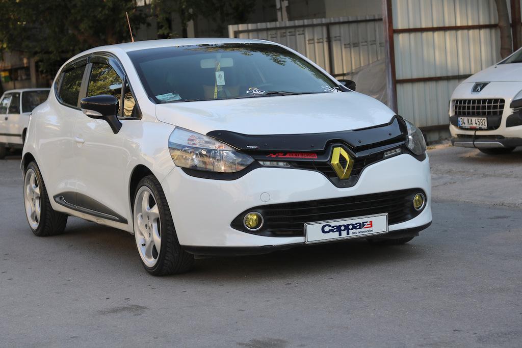 Дефлектор капота (EuroCap) для Renault Clio IV 2012-2019 гг
