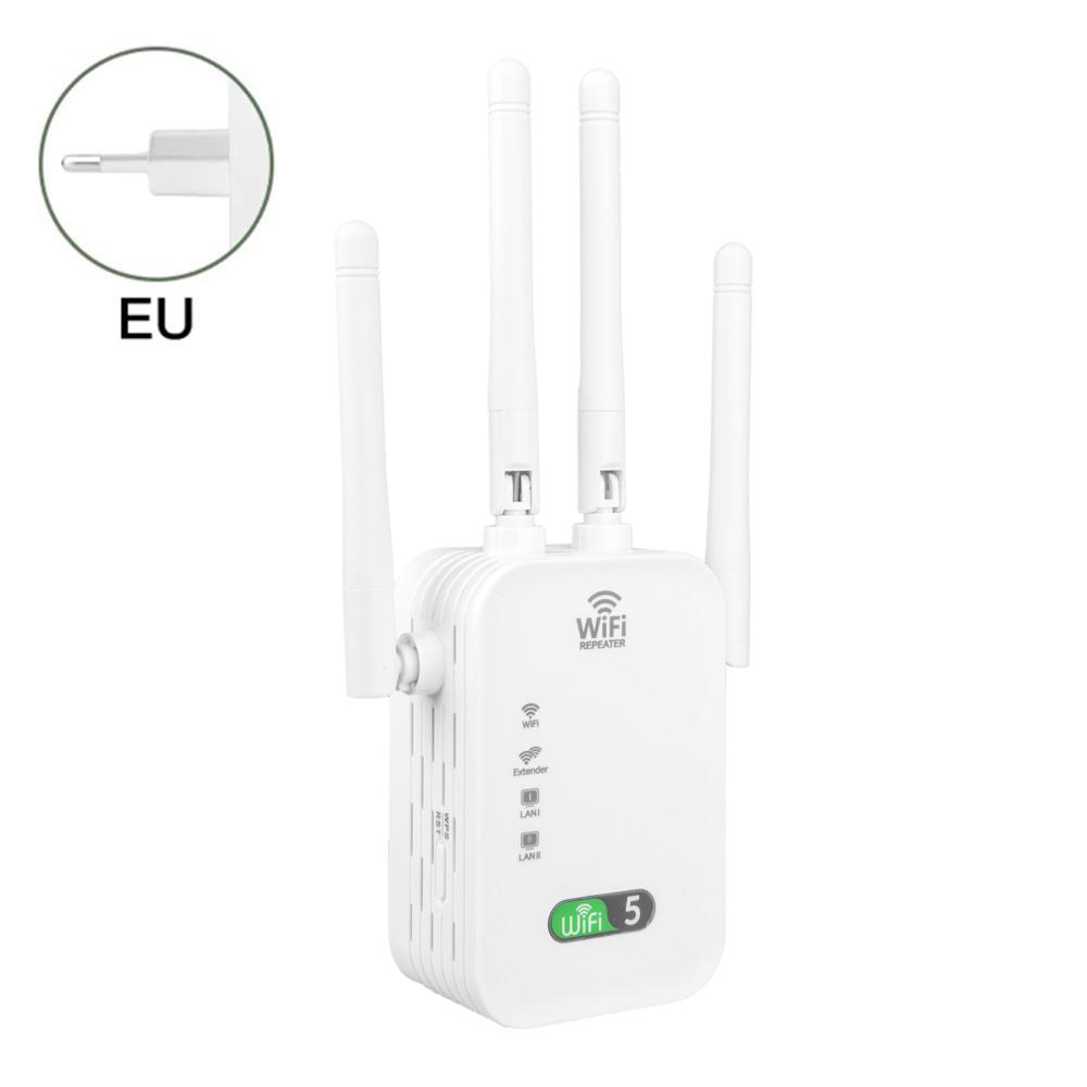 Беспроводной повторитель Wi-Fi 1200 Мбит/с, удлинитель Wi-Fi 2,4G/5 ГГц, двухдиапазонный усилитель сигнала, гигабитный усилитель Wi-Fi дальнего действия