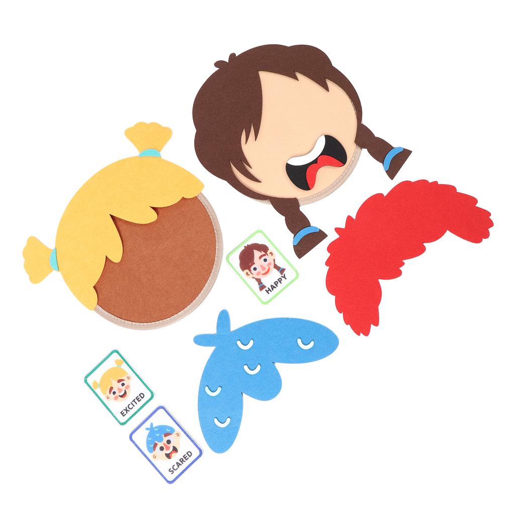 Социальные Эмоциональные Обучающие Занятия Игрушки Обучающие Дошкольные Обучающие Сенсорные Игрушки Забавные Игры с Лицом