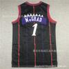 Mens Basketball Jersey Toronto Raptors Vince Carter 15 Tracy McGrady 1 Purple White Black Cotton Sportswear