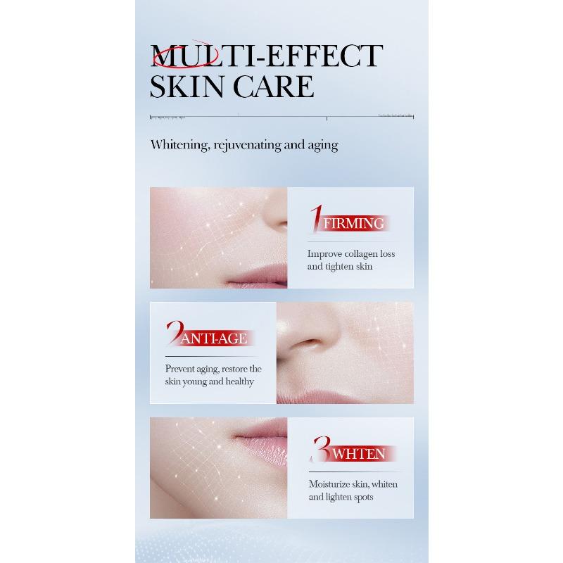 Улиточная эссенция Осветляющая двойная эссенция для лица Подтягивающая Отбеливающая Увлажняющая Восстанавливающая Улучшающая Темно-желтый