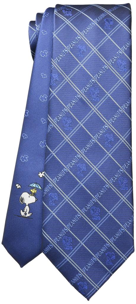 Галстук Peanuts Snoopy PND48170 Синий SNOOPY Деловой Брендовый Галстук Подарок
