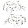 Desktop Display Stand Acrylic Multi Layer Transparent Storage Rack for Classroom Supplies Office Desk Organizer
