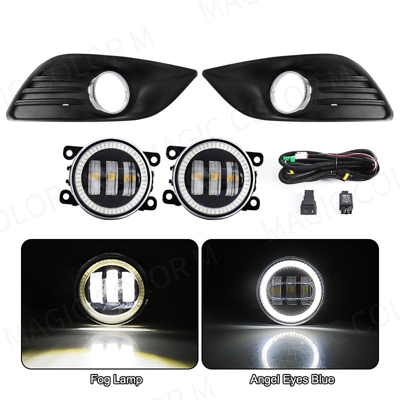 Для Ford Focus Focus 2 MK2 2009 2010 2011 Противотуманные фары LED DRL Дневные ходовые огни Галогенные автомобильные фары Автомобильные аксессуары 12 В