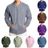 Men's Loose-fitting Casual Hooded Drawstring Jacket