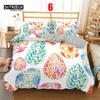 Мягкий комплект постельного белья с пасхальными яйцами, 3D-принт, кролик, мультяшные яйца, пододеяльник, наволочка из полиэстера, поздравления и подарки на Пасху