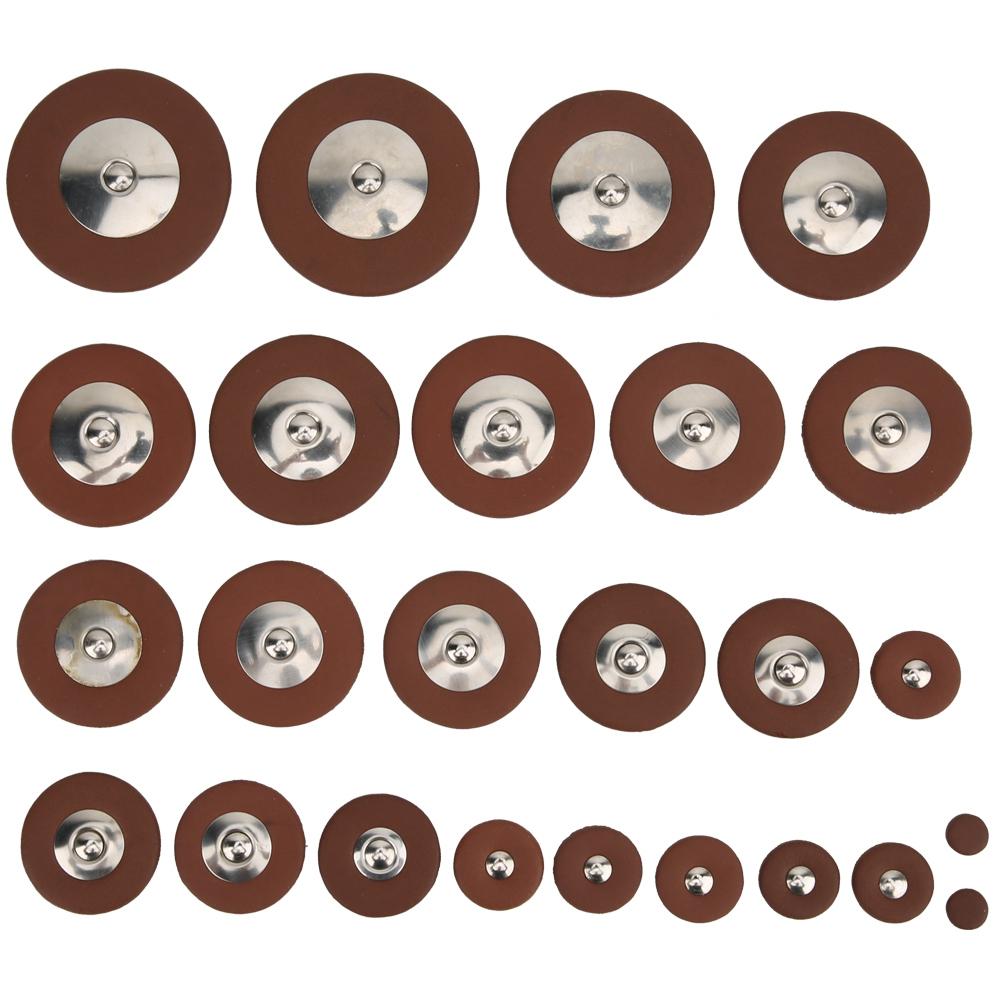 25 шт. сменных кожаных накладок разных размеров для тенор-саксофона