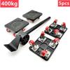 5Pcs/Set Heavy Duty Heavy Stuffs Lifter Lifting Helper Furniture Helper Mover Roller  Mattress