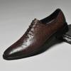 Мужская повседневная обувь из натуральной кожи, высокая подошва, британские оксфорды, модная формальная обувь, обувь класса люкс, деловые лоферы